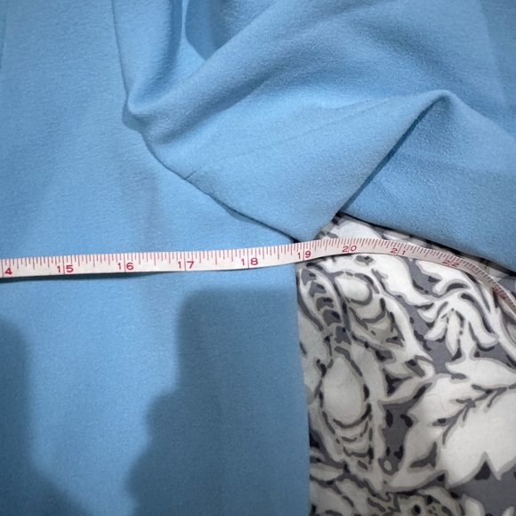 NWT Tahari Light Blue Open-Front Peplum Blazer size 14p - Picture 10 of 14